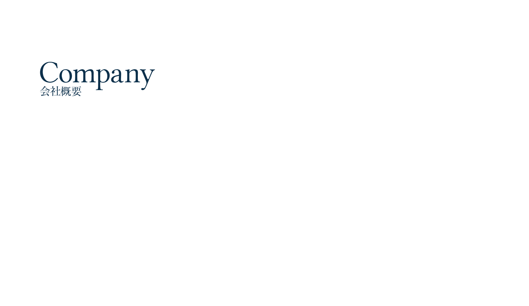 会社概要